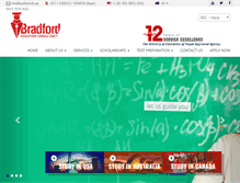 Tablet Screenshot of bradford.edu.np