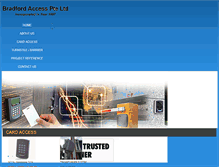 Tablet Screenshot of bradford.com.sg